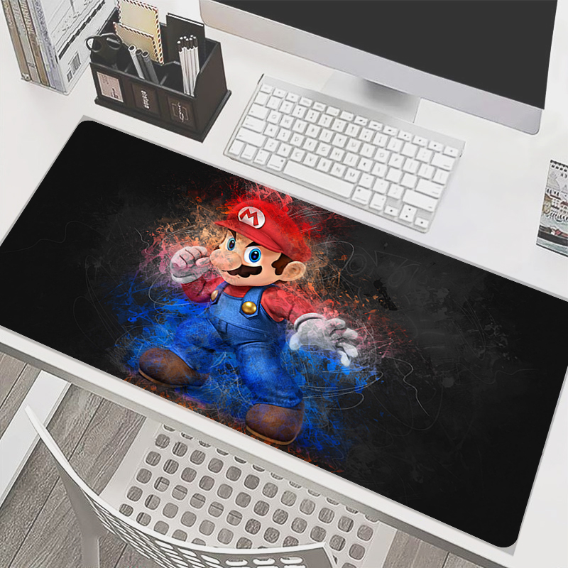 Tablet Pc Accessories - 90x40cm Mouse Pad M-Mario Anime Gamer