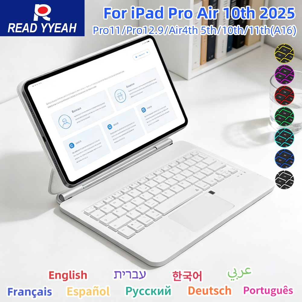 Tablet Keyboard Case - Magic Keyboard with Magnetic function for
