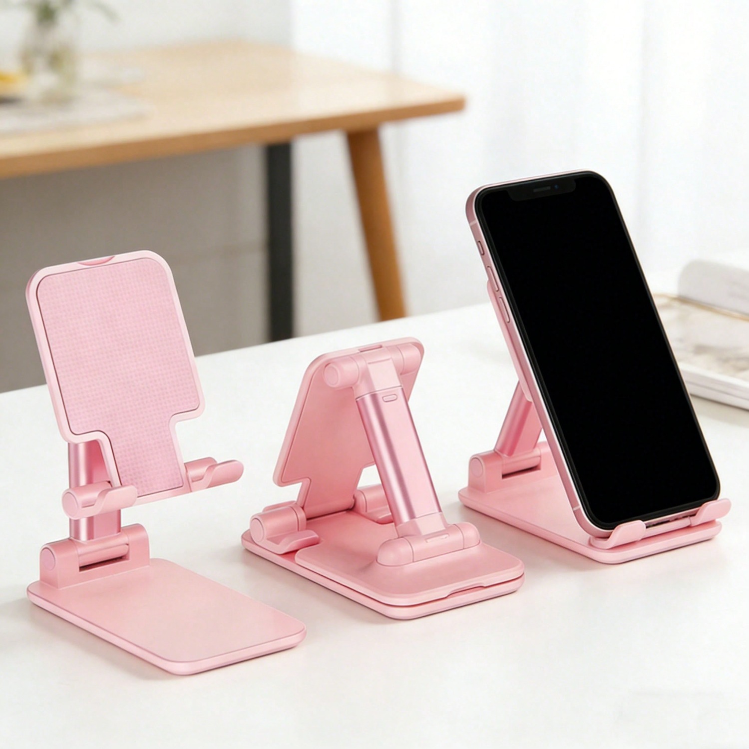 Tablet Phone Accessories - 1pc Foldable Desktop Phone Holder, Adjustable
