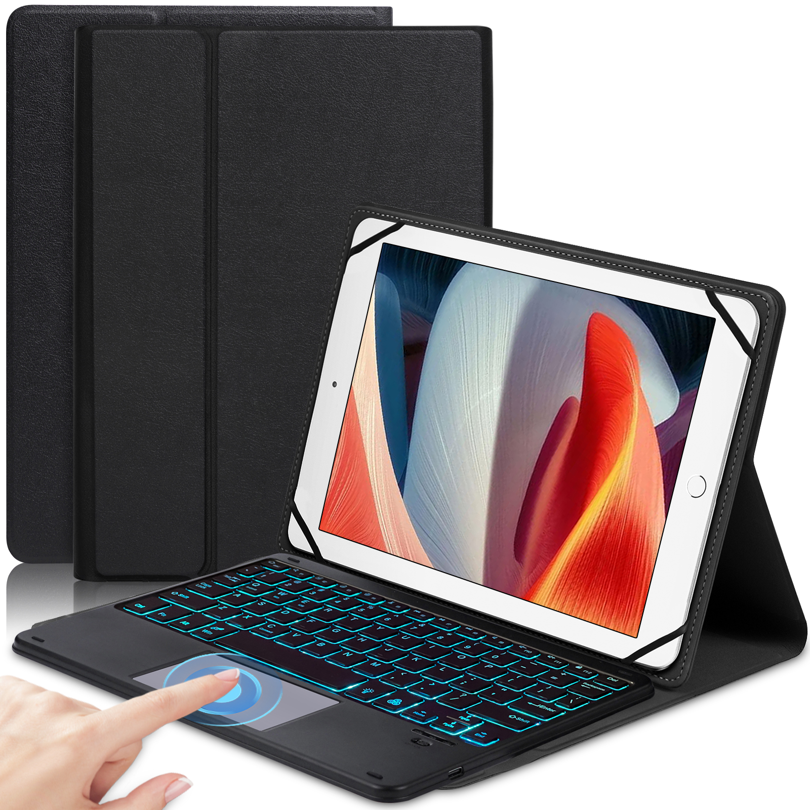 Tablet Keyboard Case - Universal 9-11 inch Tablet Protective Cover