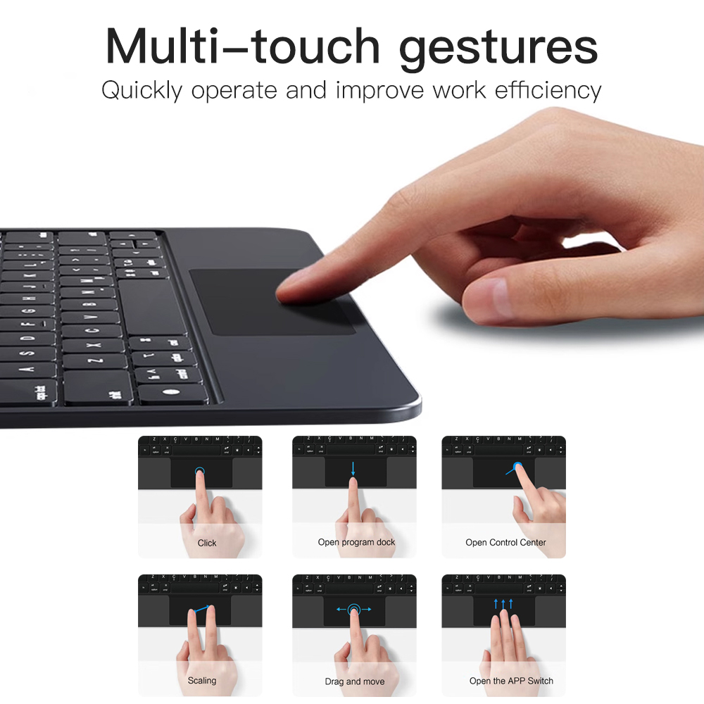 Wireless Keyboard With Magneti - Tablet Keyboard Case 评论和价格