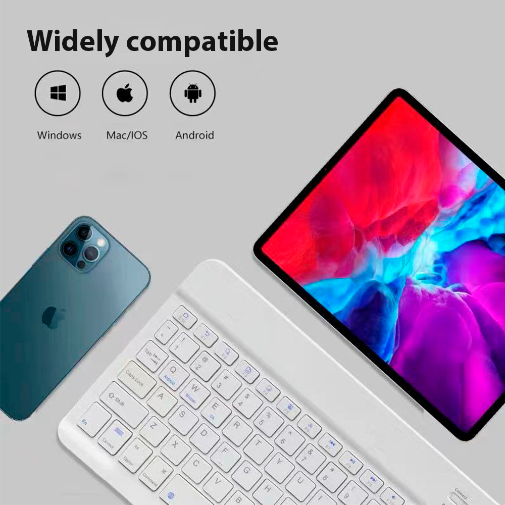 Bluetooth Wireless Keyboard Un - Tablet Phone Accessories 评论和价格