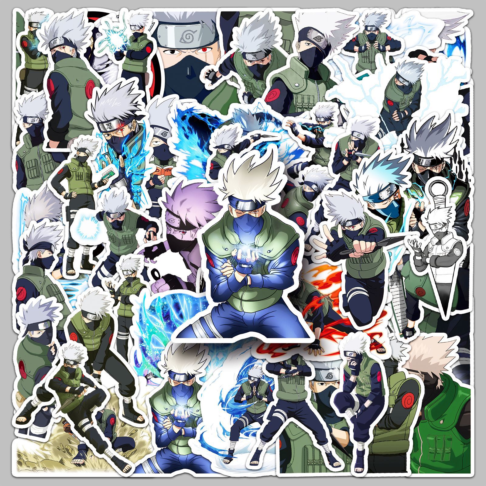 50pcs Anime Naruto Hatake Kaka - Tablet Computer Accessories 评论和价格