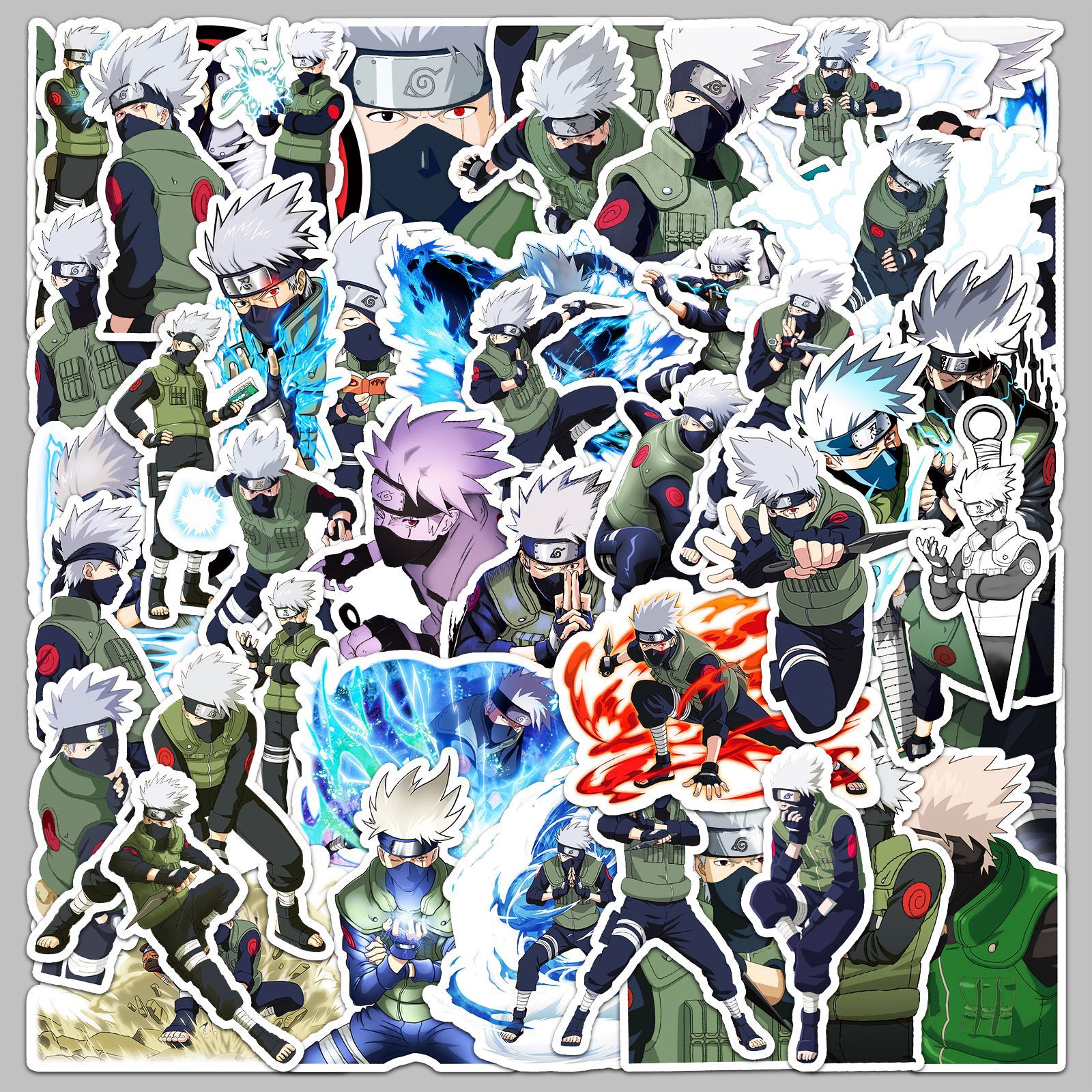 50pcs Anime Naruto Hatake Kaka - Tablet Computer Accessories 评论和价格