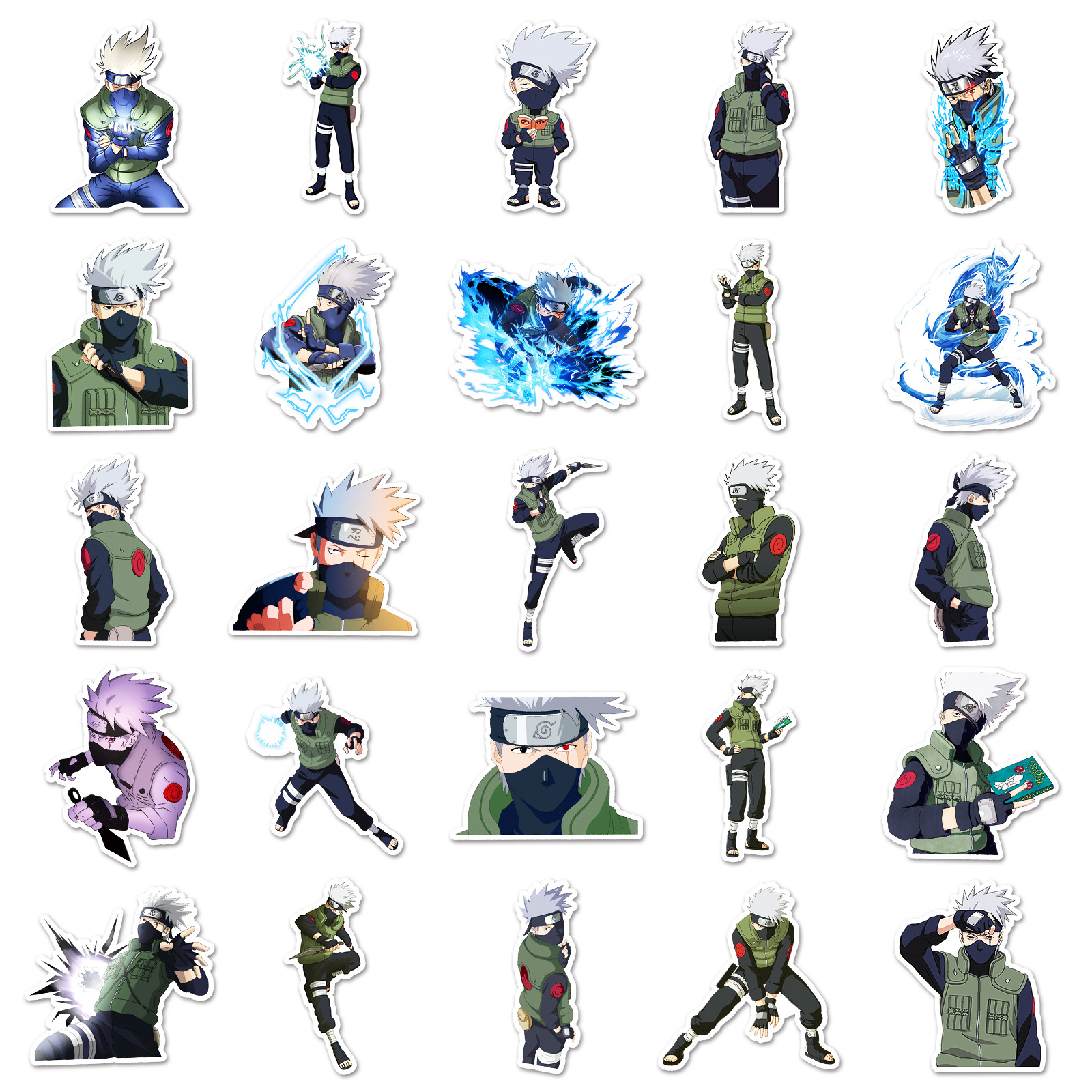50pcs Anime Naruto Hatake Kaka - Tablet Computer Accessories 评论和价格