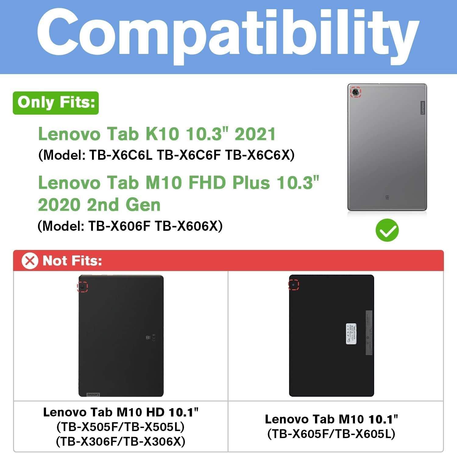 Case for Tab M10 Plus 10.3 Inc - Lenovo Tablet Plus Accessories 评论和价格