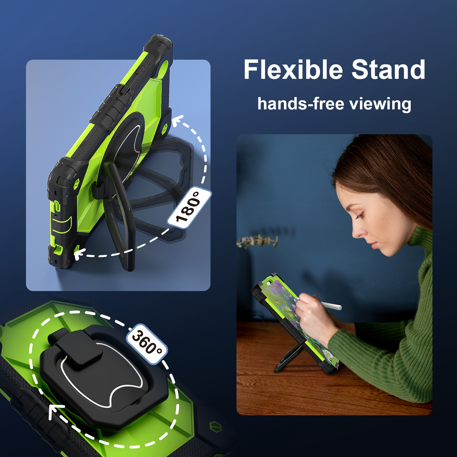 Rotating Heavy Duty Case For S - Cheap Tablet Accessories 评论和价格