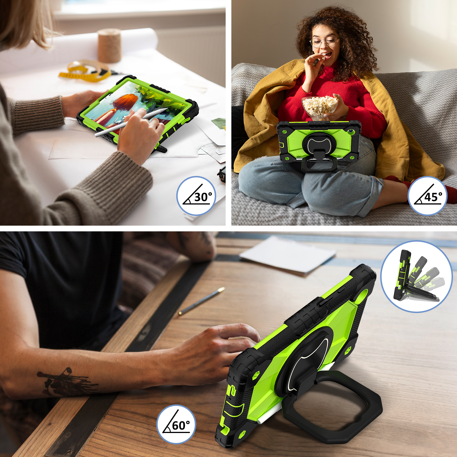 Rotating Heavy Duty Case For S - Cheap Tablet Accessories 评论和价格