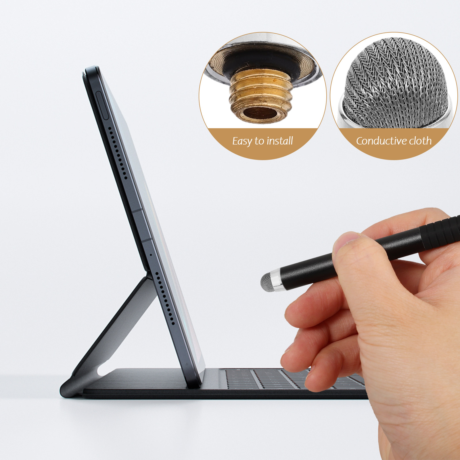 4Pcs Capacitive Pen Tip with R - Tablet Drawing Accessories 评论和价格