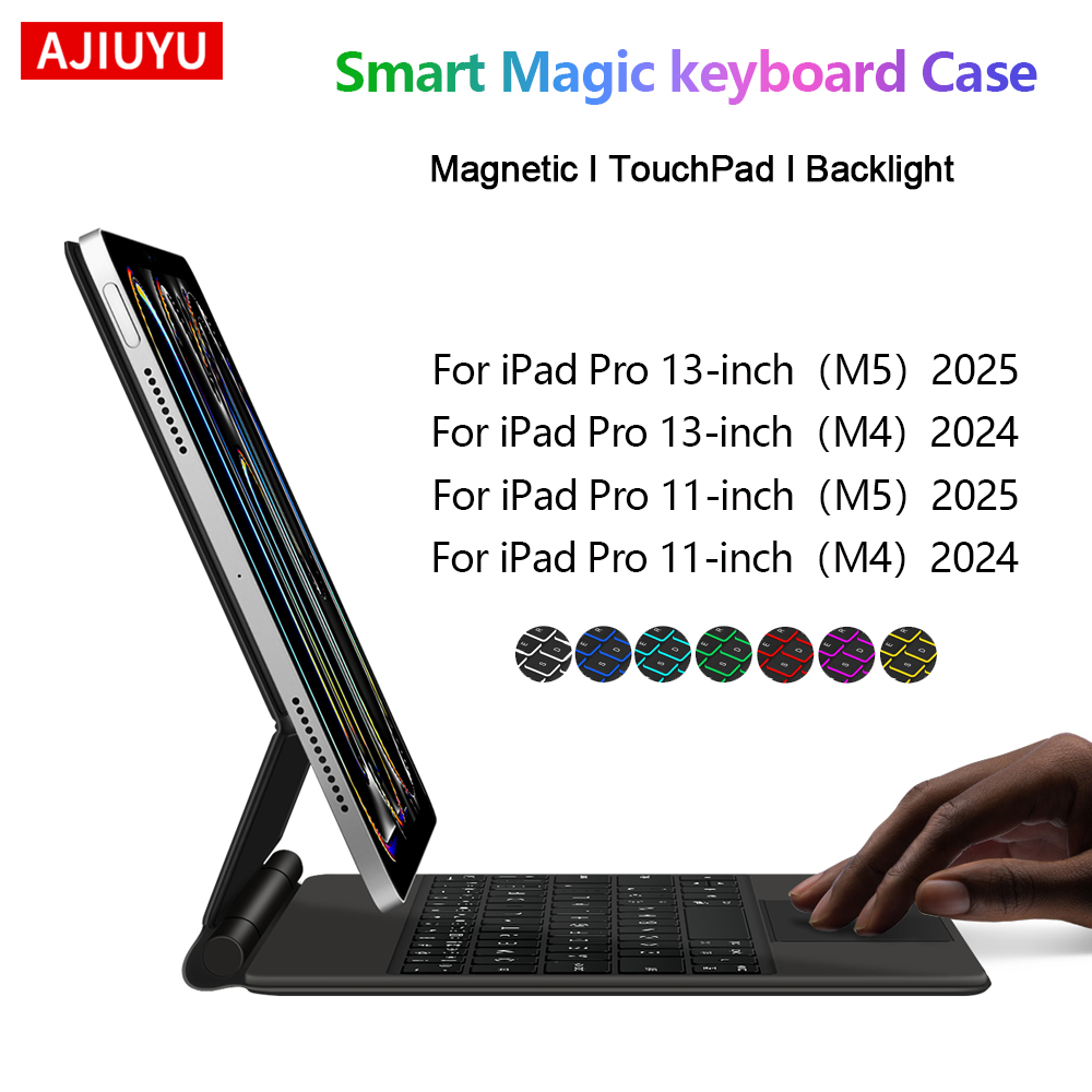 AJIUYU Magnetic Magic Keyboard - Tablet Keyboard Case 评论和价格