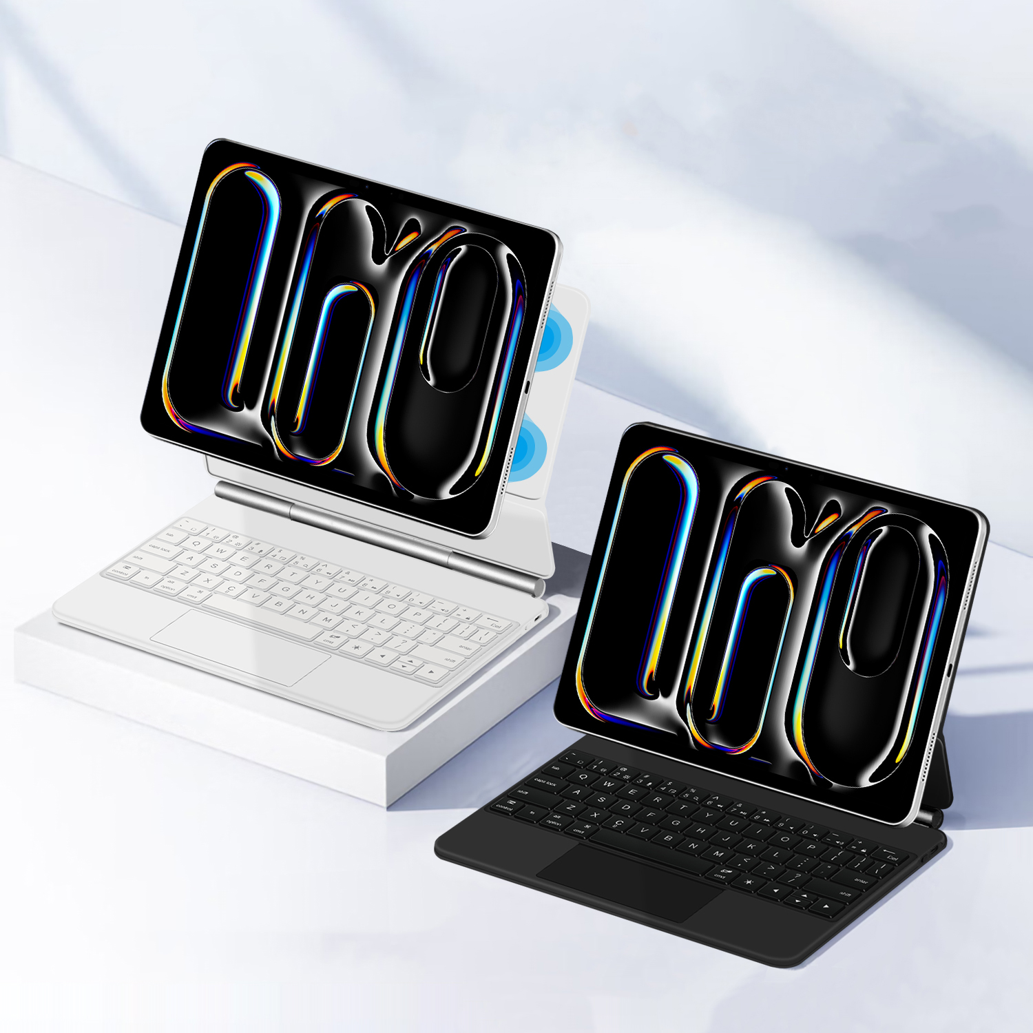 AJIUYU Magnetic Magic Keyboard - Tablet Keyboard Case 评论和价格