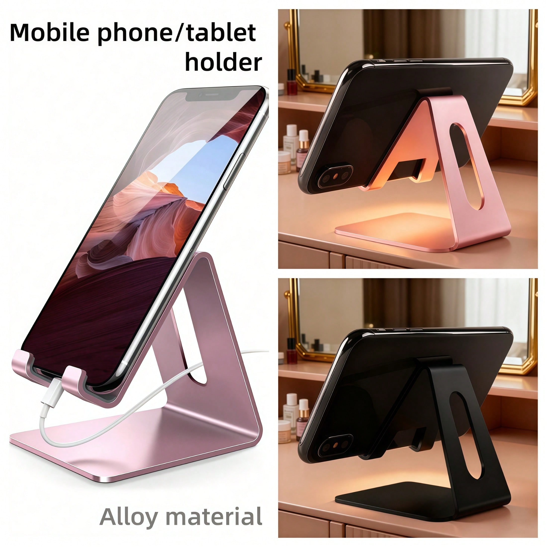 1pc Universal Metal Phone/Tabl - Tablet Stand Accessories 评论和价格