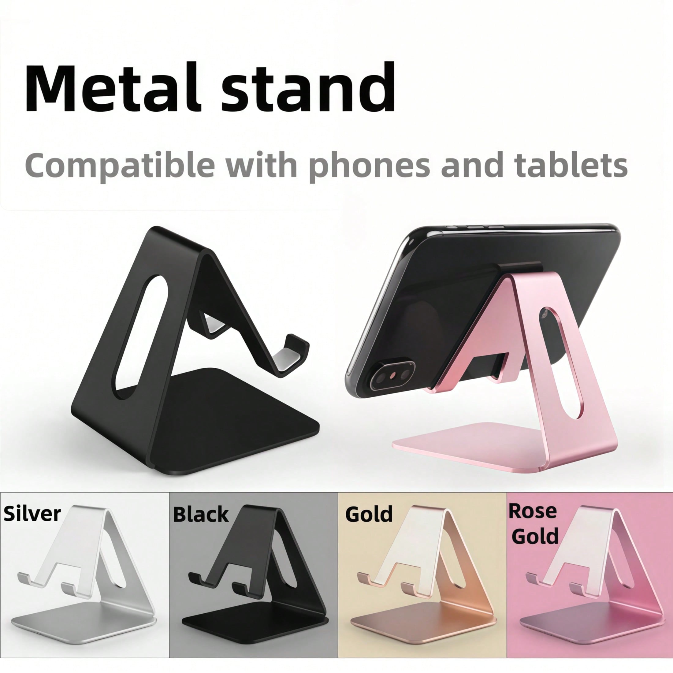 1pc Universal Metal Phone/Tabl - Tablet Stand Accessories 评论和价格