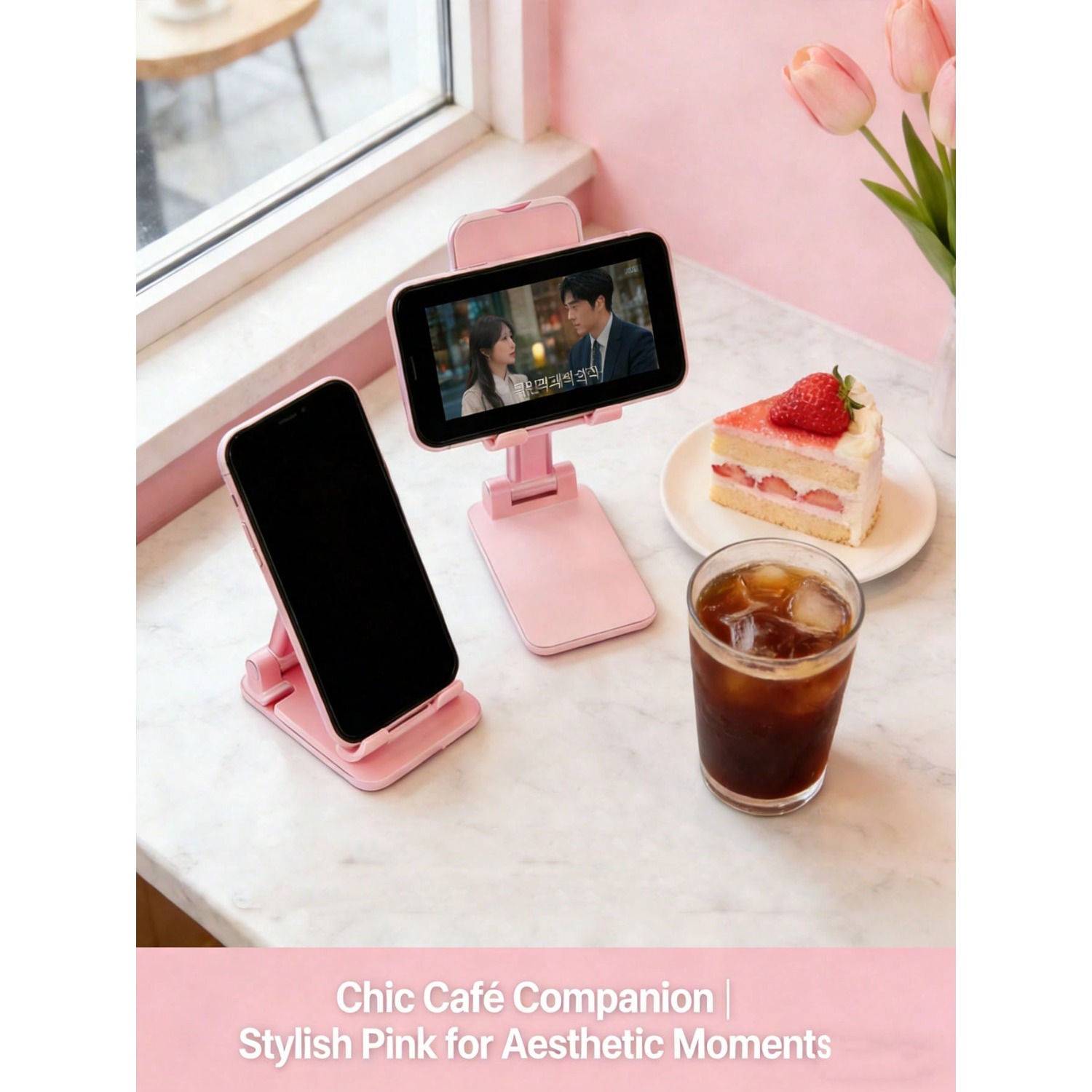 1pc Foldable Desktop Phone Hol - Tablet Phone Accessories 评论和价格