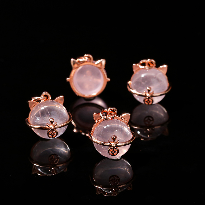 1 Pc Natural Pink Quartz Inlai - Tablet Computer Accessories 评论和价格