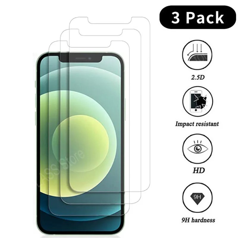 3Pcs Tempered Glass For iPhone - Paper Feel Screen Film 评论和价格