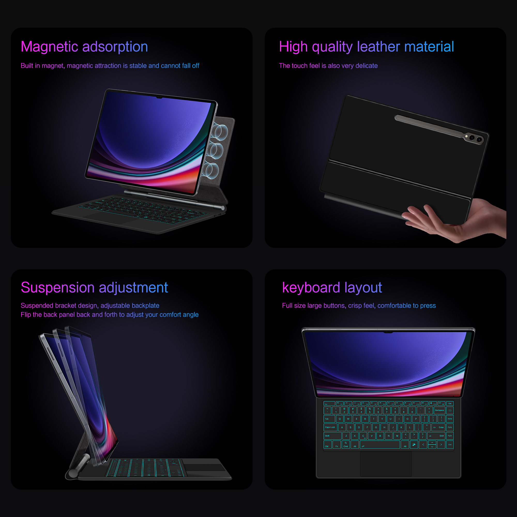 LFOIQN Keyboard Case For Samsu - Tablet Keyboard Case 评论和价格