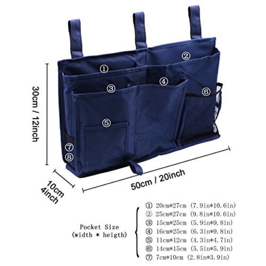 Bunk Bedside Caddy - Hanging S - Best Tablet With Accessories 评论和价格