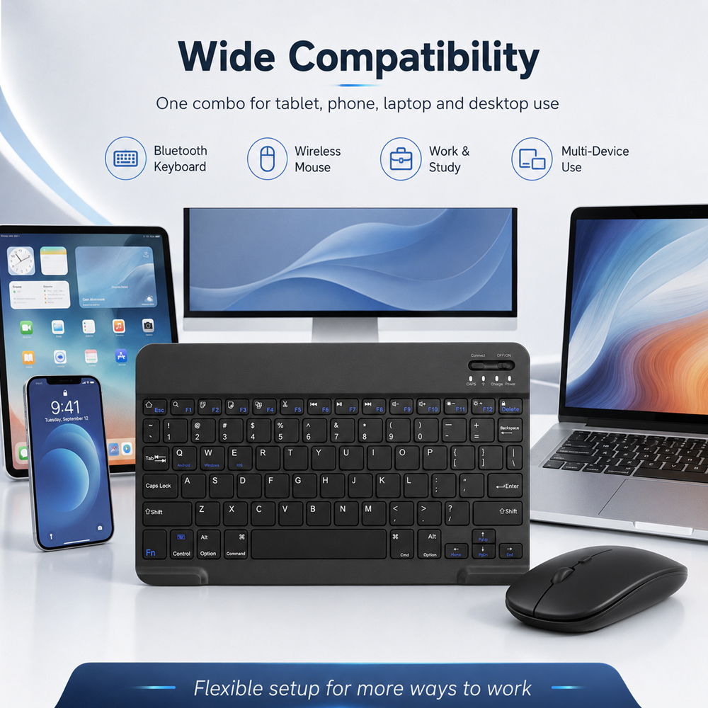 Bluetooth Wireless Keyboard Fo - Tablet Pc Accessories 评论和价格