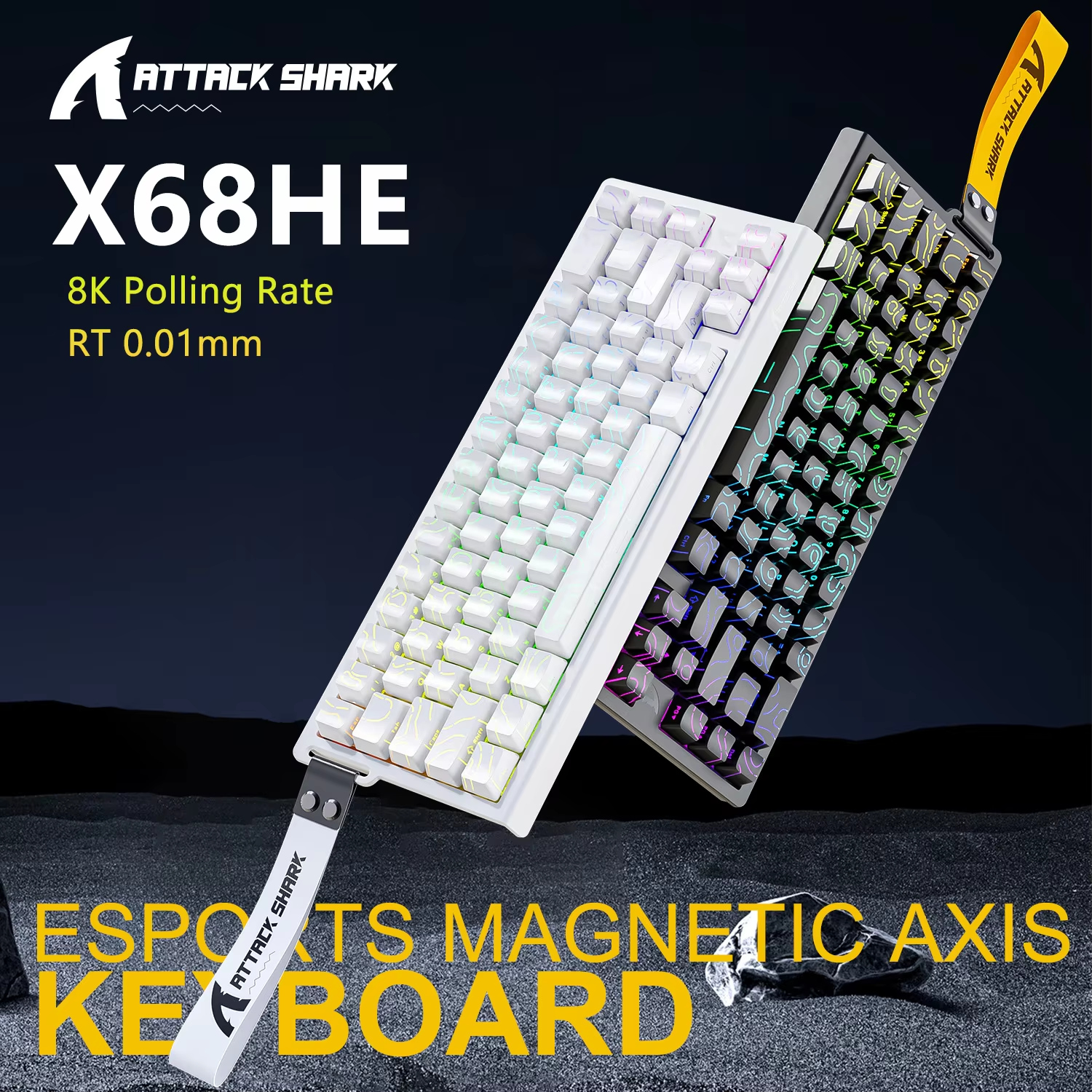 ATTACK SHARK X68HE Magnetic Me - Tablet Accessories Uk 评论和价格