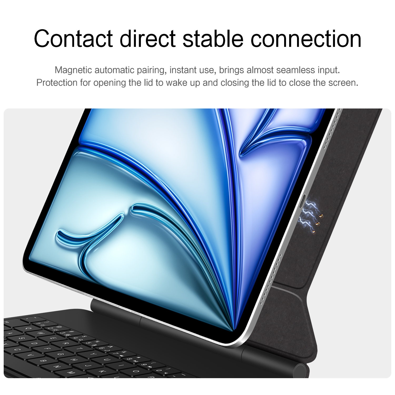Smart Pogo Pin Direct Connecti - Tablet Keyboard Case 评论和价格